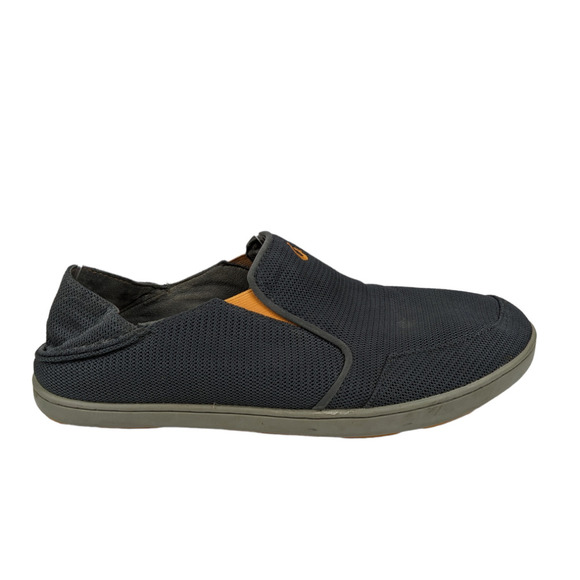 OluKai Sneakers 10.5 Gray Lightweight Mesh Cushioned Sole Pehuea Slip On Shoes - Picture 1 of 7